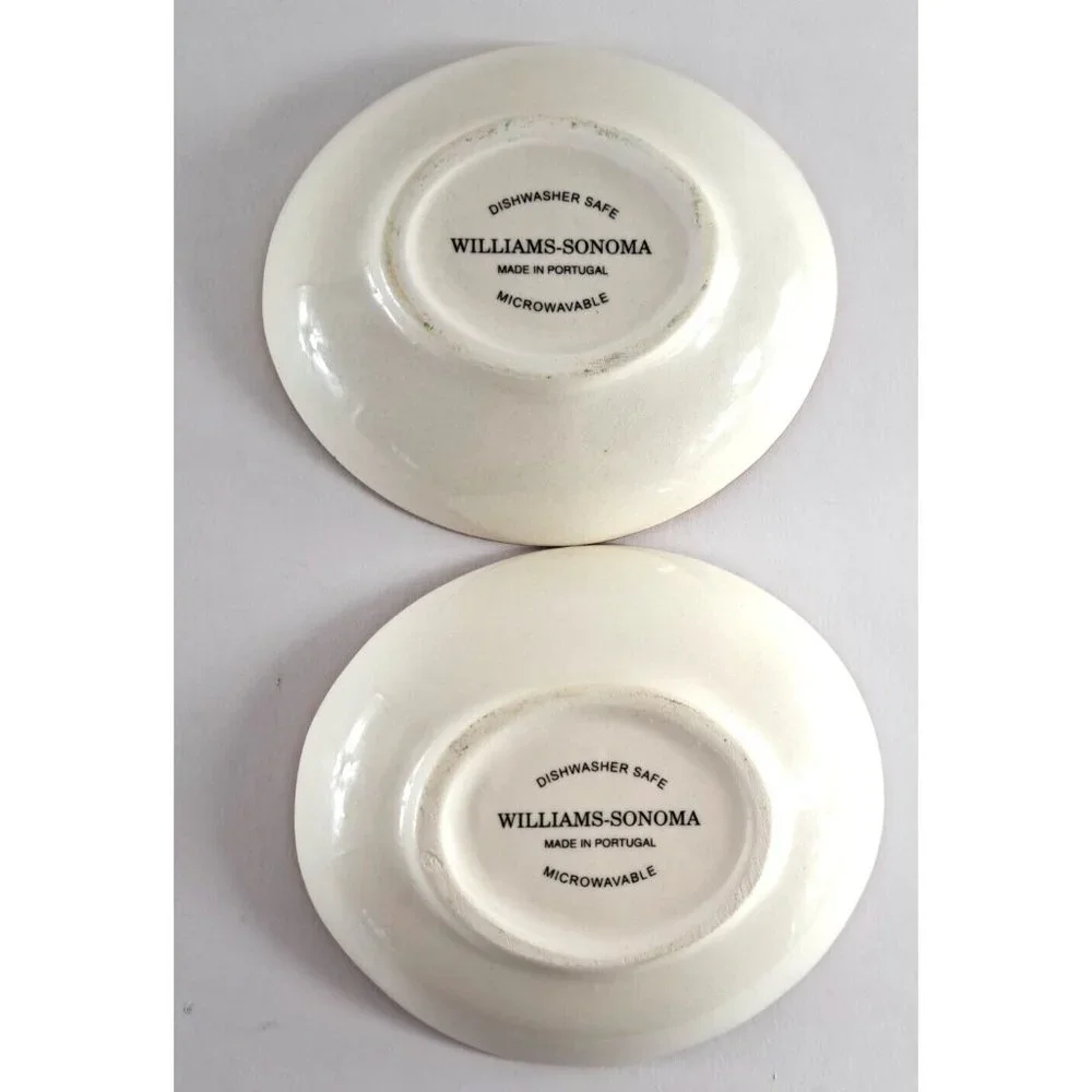 Williams Sonoma Portugal Berry Dessert Bowls Pair Of 2 Countryside Tuscan 5.5x5